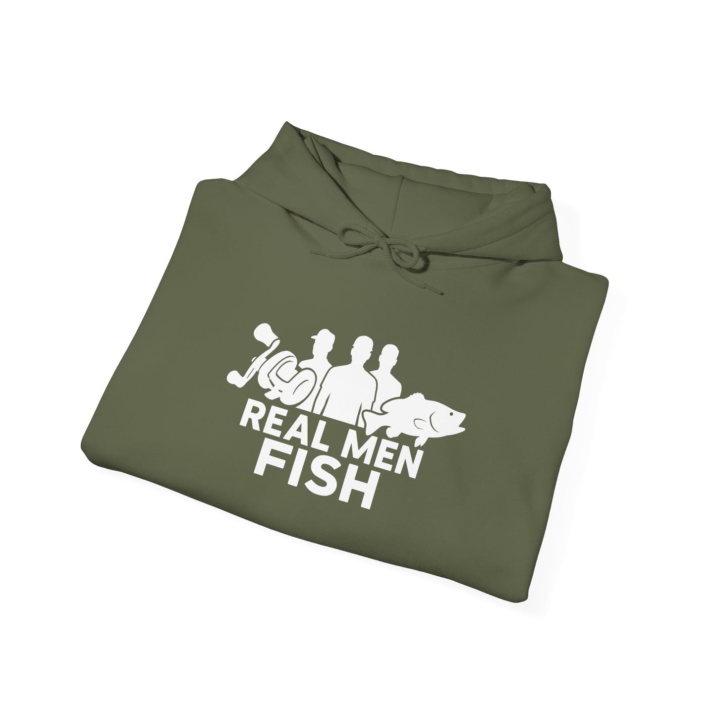 Real Men Fish Hoodie