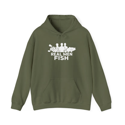Real Men Fish Hoodie
